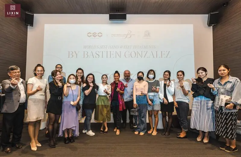 Guests and partners at the CEO CENTER and Bastien Gonzalez VIP brand experience