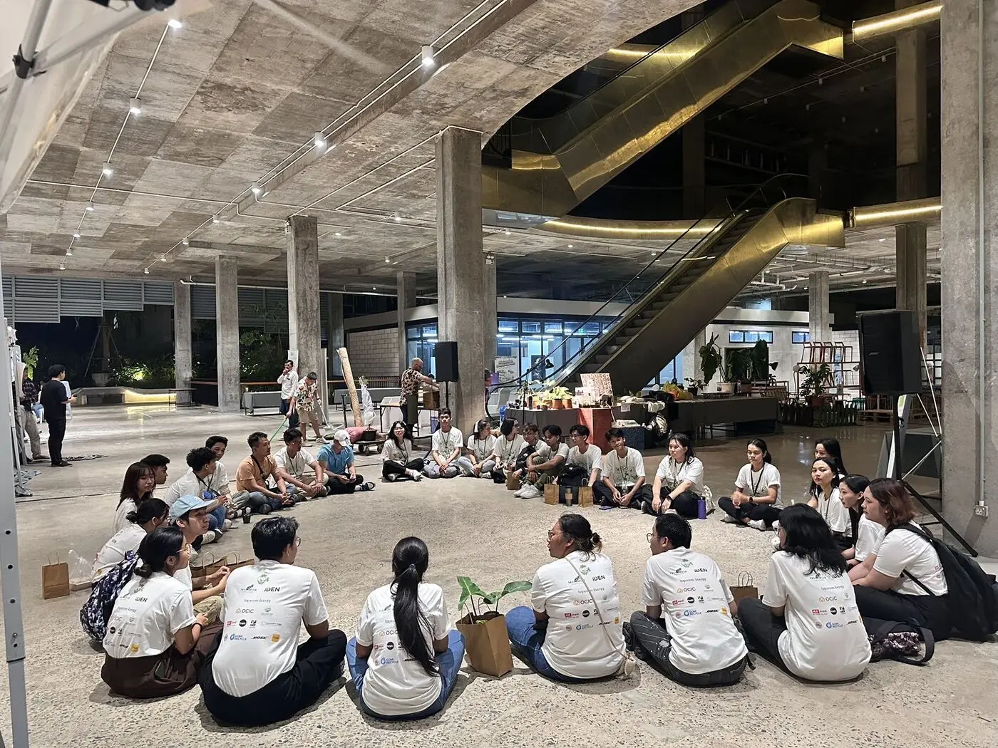 Participants gathering at the 3rd Phnom Penh Plant and Garden Fair