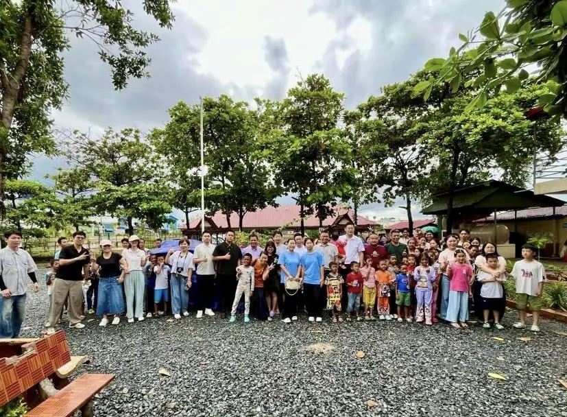 Future Light Organization 2026 charity donation event with donors, volunteers and children